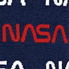 Navy Blue Carded Cotton NASA Worm Sock