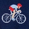 Navy Blue Carded Cotton Spin Cycle Bicycle Race