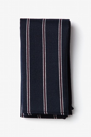 Navy Blue Cotton Seagoville Skinny Tie | Ties.com