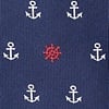 Navy Blue Microfiber Anchors & Ships Wheels