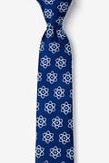 Navy Blue Microfiber Atomic Nucleus