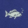 Navy Blue Microfiber Fish