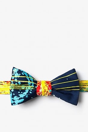 _Higgs Boson Navy Blue Self-Tie Bow Tie_