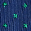 Navy Blue Microfiber Shamrocks