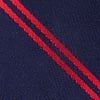 Navy Blue Microfiber Ship Stripe