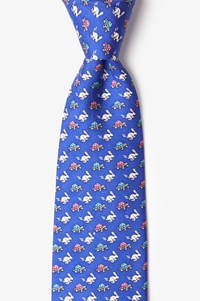 Bad Hare Day Navy Blue Tie