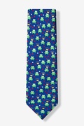 Frog & Prince Navy Blue Tie Photo (1)