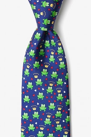 Frog & Prince Navy Blue Tie