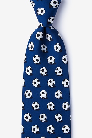 Goal Oriented Navy Blue Tie