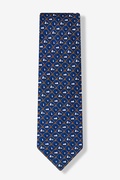 Knot Enough Sailing Navy Blue Tie Photo (1)