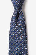 Knot Enough Sailing Navy Blue Tie Photo (0)