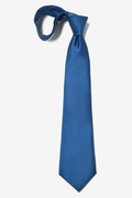 Navy Blue Silk Extra Long Tie | Ties.com