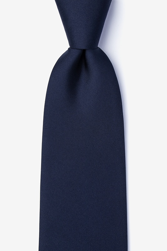 Navy Blue Silk Navy Blue Tie | Ties.com