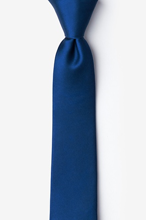 Navy Blue Silk Tie for Men | Solid Neckties Collection | Ties.com