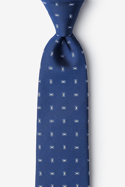 Navy Blue Silk Nelson Tie | Ties.com