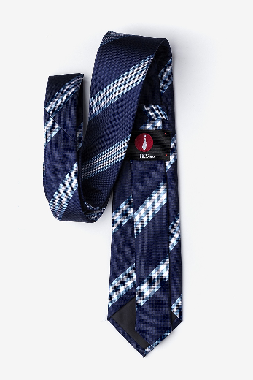Navy Blue Silk PIONEER Tie | Ties.com