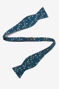 Shamrock Navy Blue Silk Bow Tie | St.Patricks Bow Ties | Ties.com