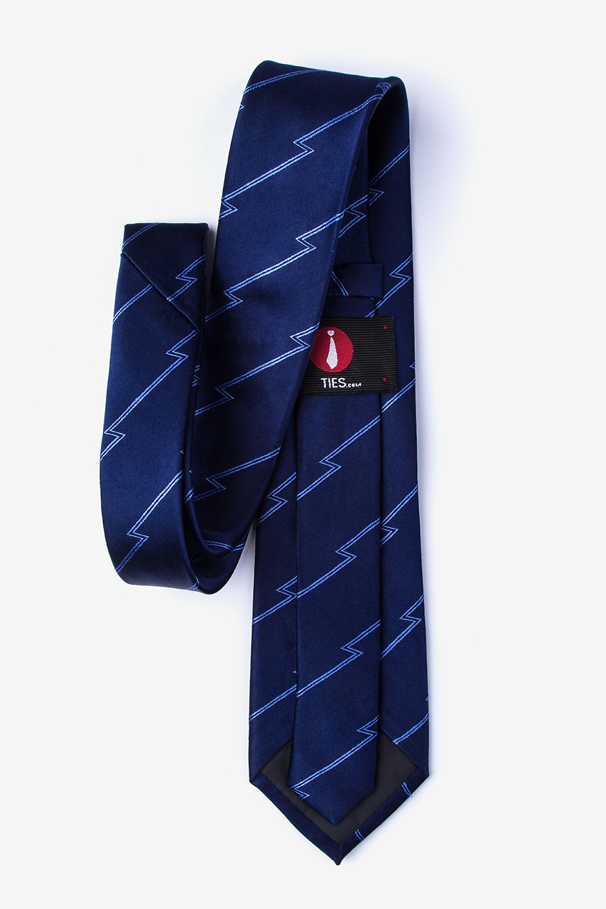 Navy Blue Silk Smoky Tie | Ties.com