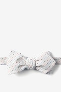 Off White Pennington Dash Diamond Tip Bow Tie Photo (0)