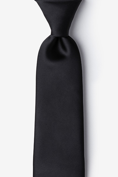 Onyx Microfiber Tie | Ties.com