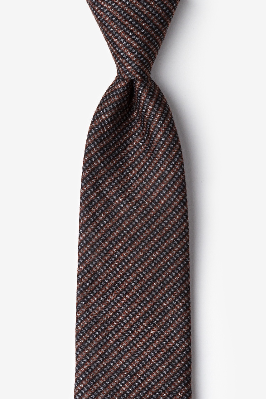 Orange Cotton Gilbert Extra Long Tie | Ties.com
