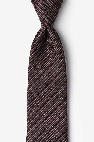 Orange Cotton Gilbert Extra Long Tie | Ties.com