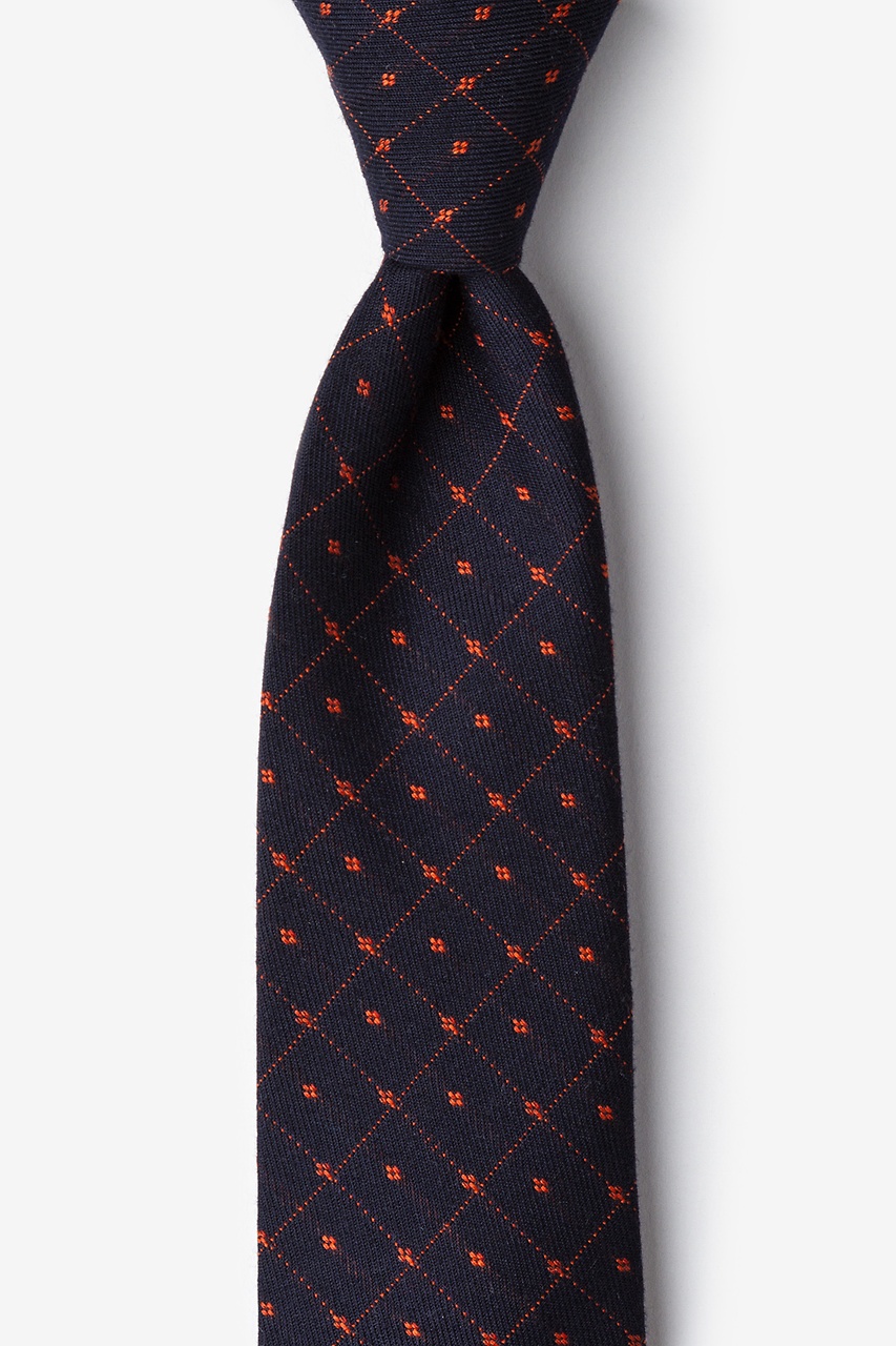 Orange Cotton Gresham Extra Long Tie | Ties.com