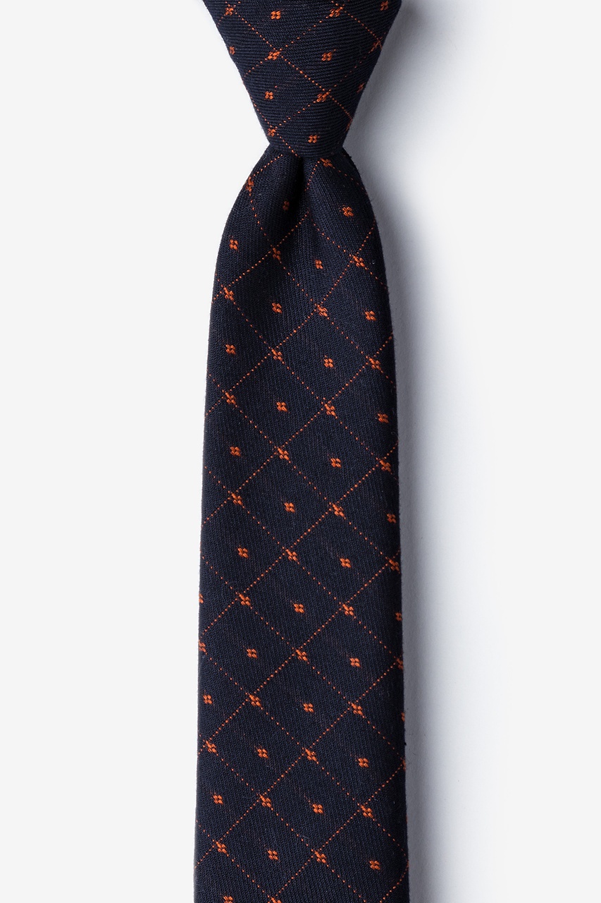 Orange Cotton Gresham Skinny Tie | Ties.com