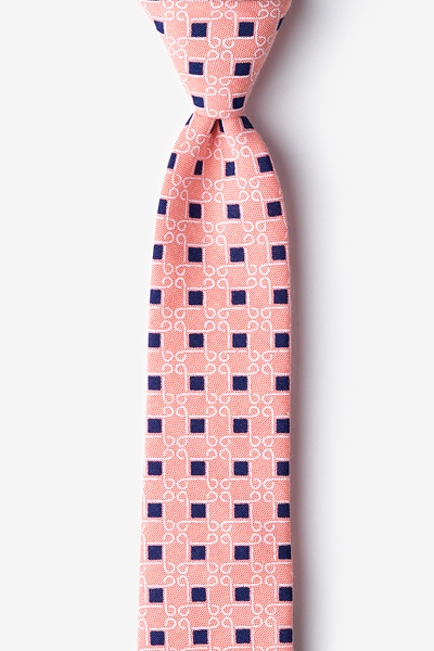 Orange Cotton Jamaica Skinny Tie | Ties.com