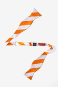 Orange and White Stripe