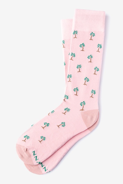 Pink Palm Trees Socks | Hipster Socks | Ties.com