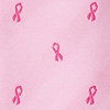 Pink Microfiber Breast Cancer Ribbon Self-Tie Bow Tie