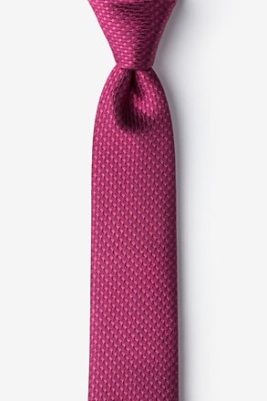 _Spaatz Pink Skinny Tie_