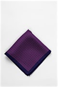 Polkadot Pocket Square Plum Pocket Square Photo (0)