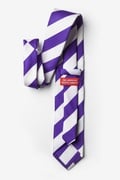 Purple and White Stripe Tie Photo (1)