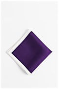 Solid Purple Pocket Square