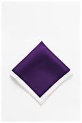 Solid Purple Pocket Square