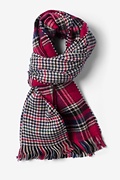 Edinburgh Tartan Red Scarf Photo (0)