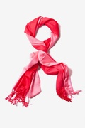 Red Gradient Pashmina Scarf Photo (1)