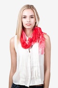 Red Gradient Pashmina Scarf Photo (4)