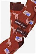Republican Elephants Red Sock Photo (1)