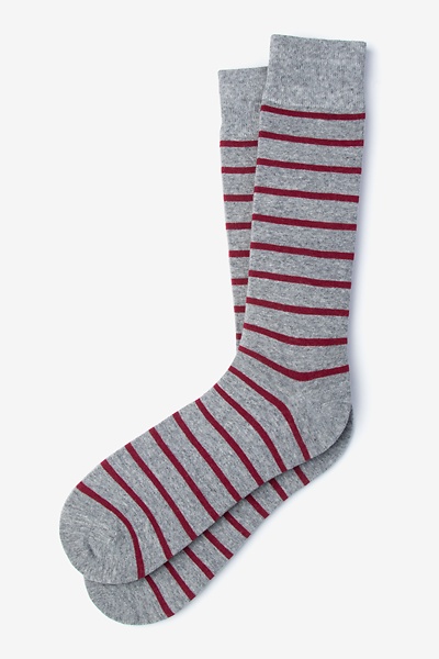 Red Carded Cotton Virtuoso Stripe Sock | Ties.com