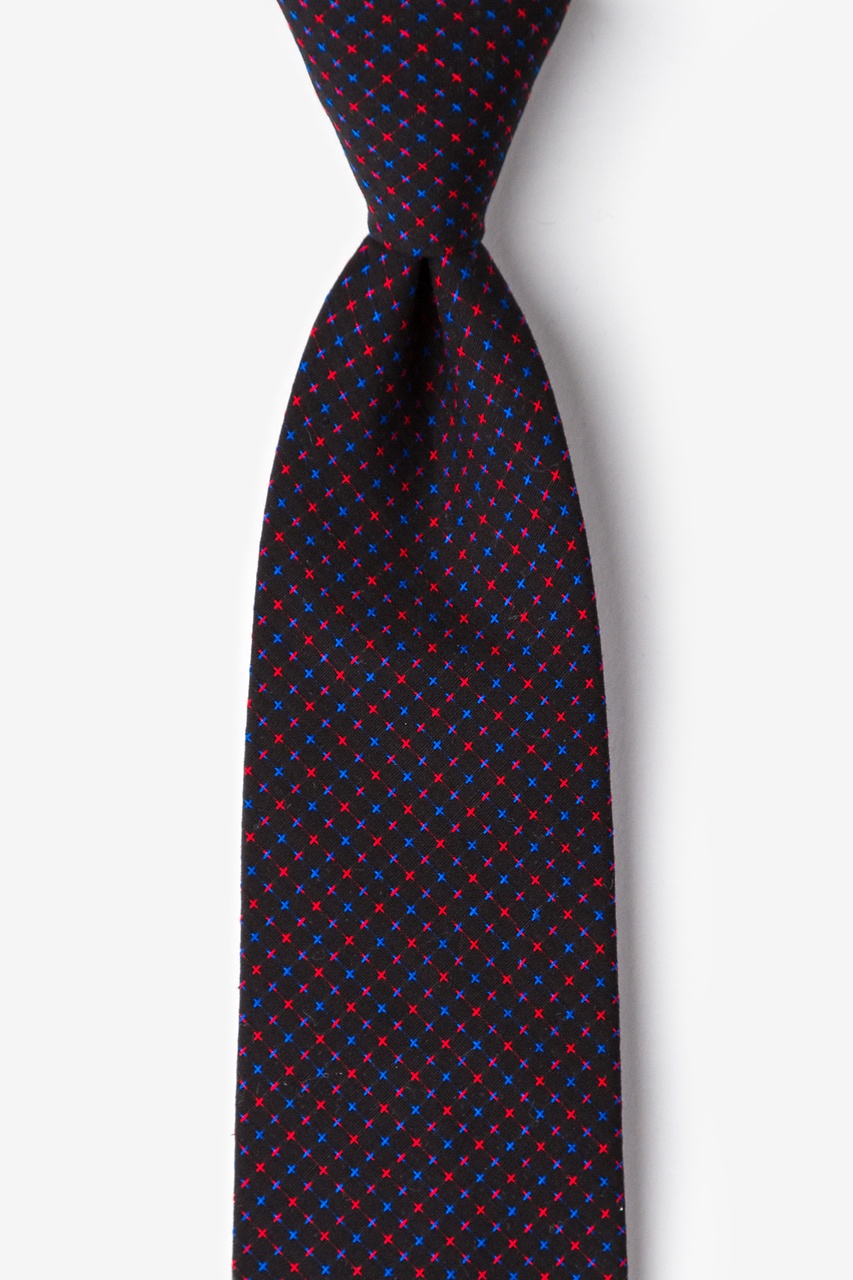 Red Cotton Ashland Extra Long Tie | Ties.com