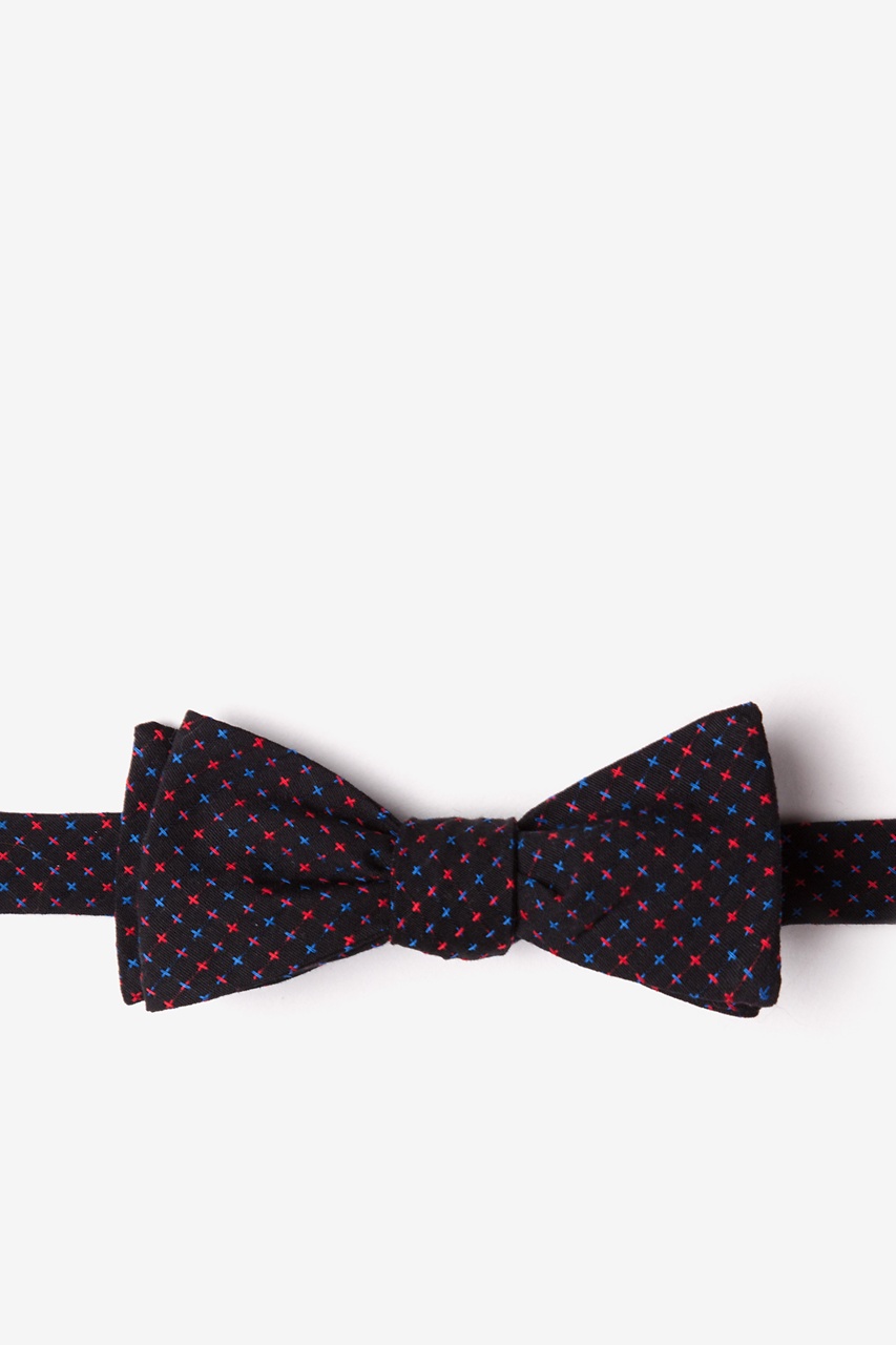 Red Cotton Ashland Skinny Bow Tie | Ties.com