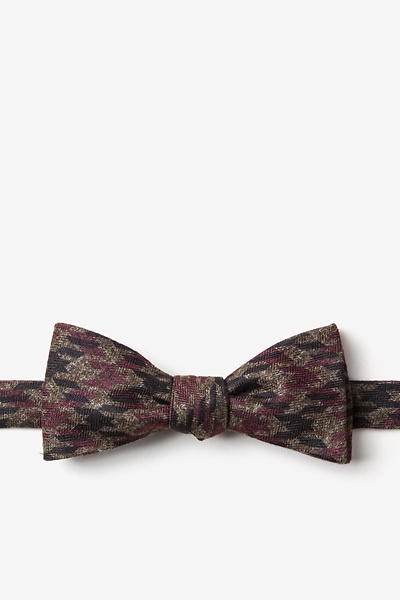 Red Cotton Chandler Skinny Bow Tie | Ties.com