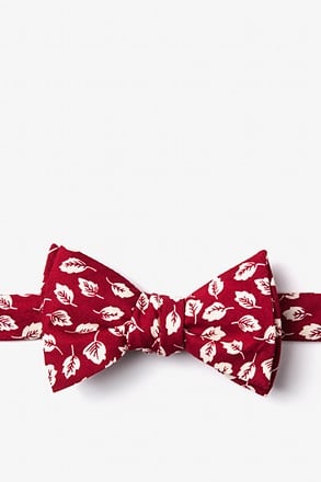 Florence Red Self-Tie Bow Tie