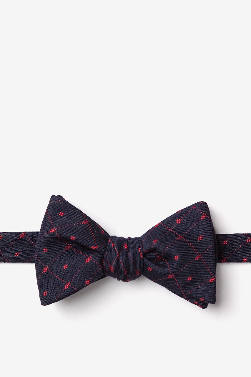 Red Cotton Gresham Self-Tie Bow Tie | Ties.com