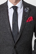 Red Singer Plus Pocket Square Photo (1)