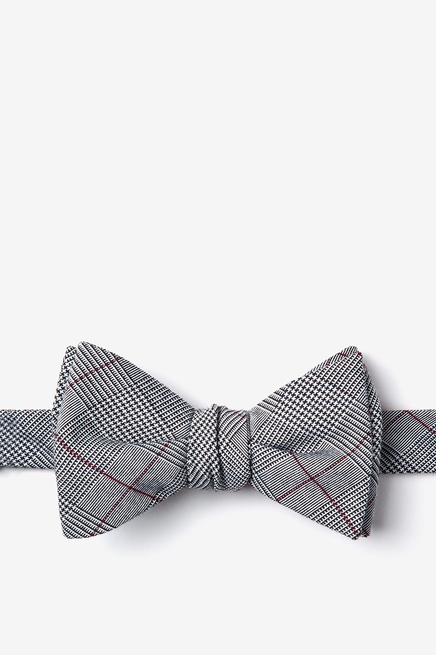 Red Cotton Williams Self-Tie Bow Tie | Ties.com