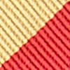 Red Microfiber Red & Gold Stripe